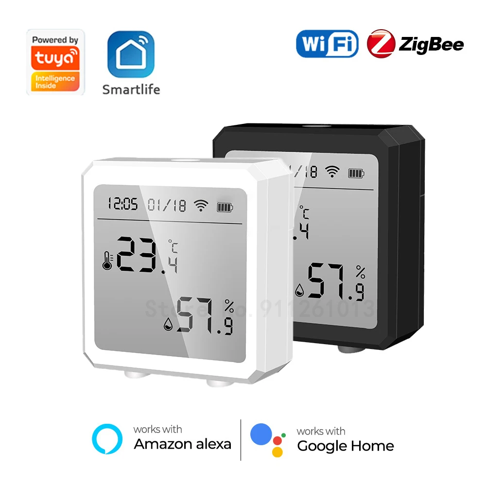 Tuya WIFI Smart Weather Station Zigbee Alarm Clock Weather Forecast Hygrothermograph Meter Support Google Home Alexa
Tuya WIFI Smart Weather Station Zigbee Alarm Clock Weather Forecast Hygrothermograph Meter Support Google Home Alexa