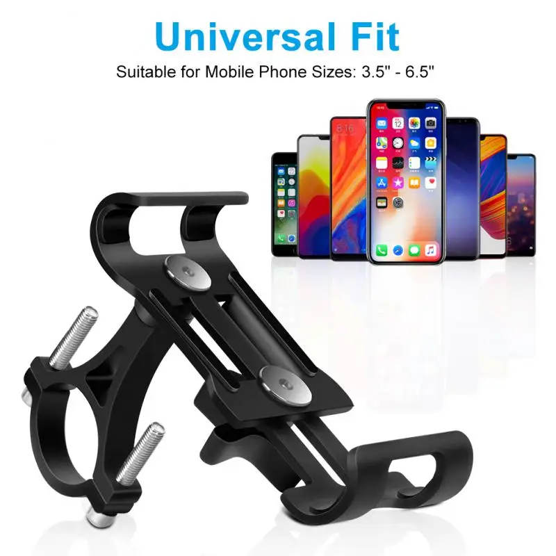 Metal Motorcycle Bike Phone Holder Aluminum Alloy Anti-slip Bracket GPS Clip Universal Bicycle Phone Stand For All Smartphones
Metal Motorcycle Bike Phone Holder Aluminum Alloy Anti-slip Bracket GPS Clip Universal Bicycle Phone Stand For All Smartphones