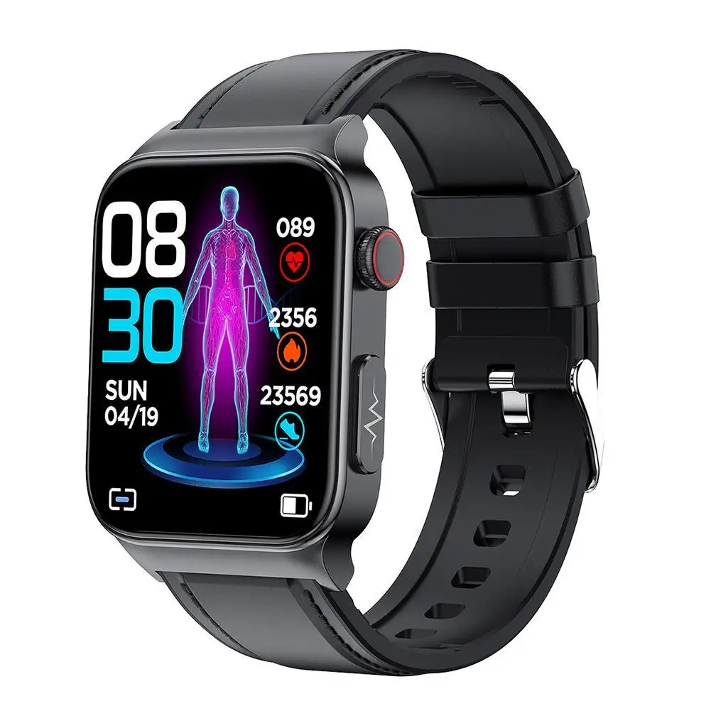 E500 Smart Watch Real-time Non-invasive Blood Sugar ECG PPG Heart Rate Blood Pressure Monitoring Smartwatch
E500 Smart Watch Real-time Non-invasive Blood Sugar ECG PPG Heart Rate Blood Pressure Monitoring Smartwatch