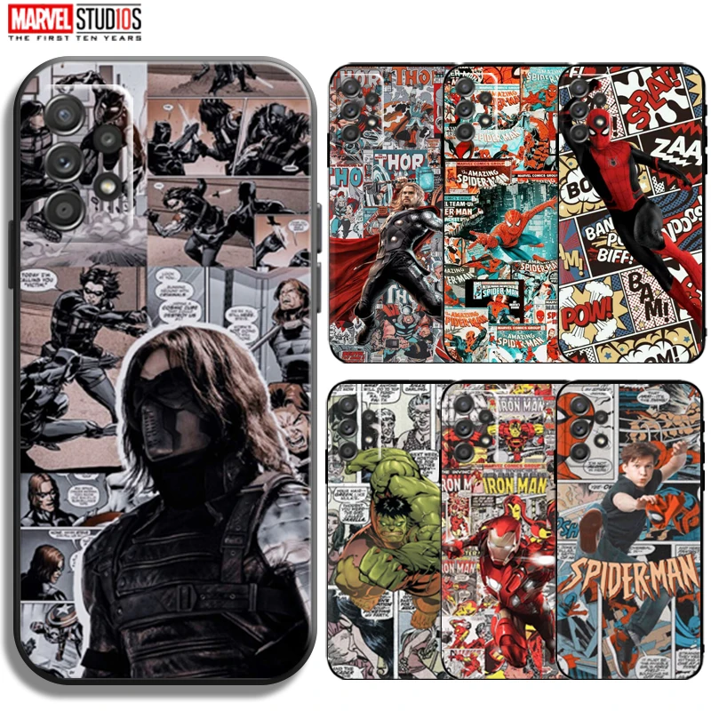 Marvel Avengers Phone Case For Samsung Galaxy A72 5G 4G Back Ultra-Thin Coque Silicone Cover Soft TPU
Marvel Avengers Phone Case For Samsung Galaxy A72 5G 4G Back Ultra-Thin Coque Silicone Cover Soft TPU