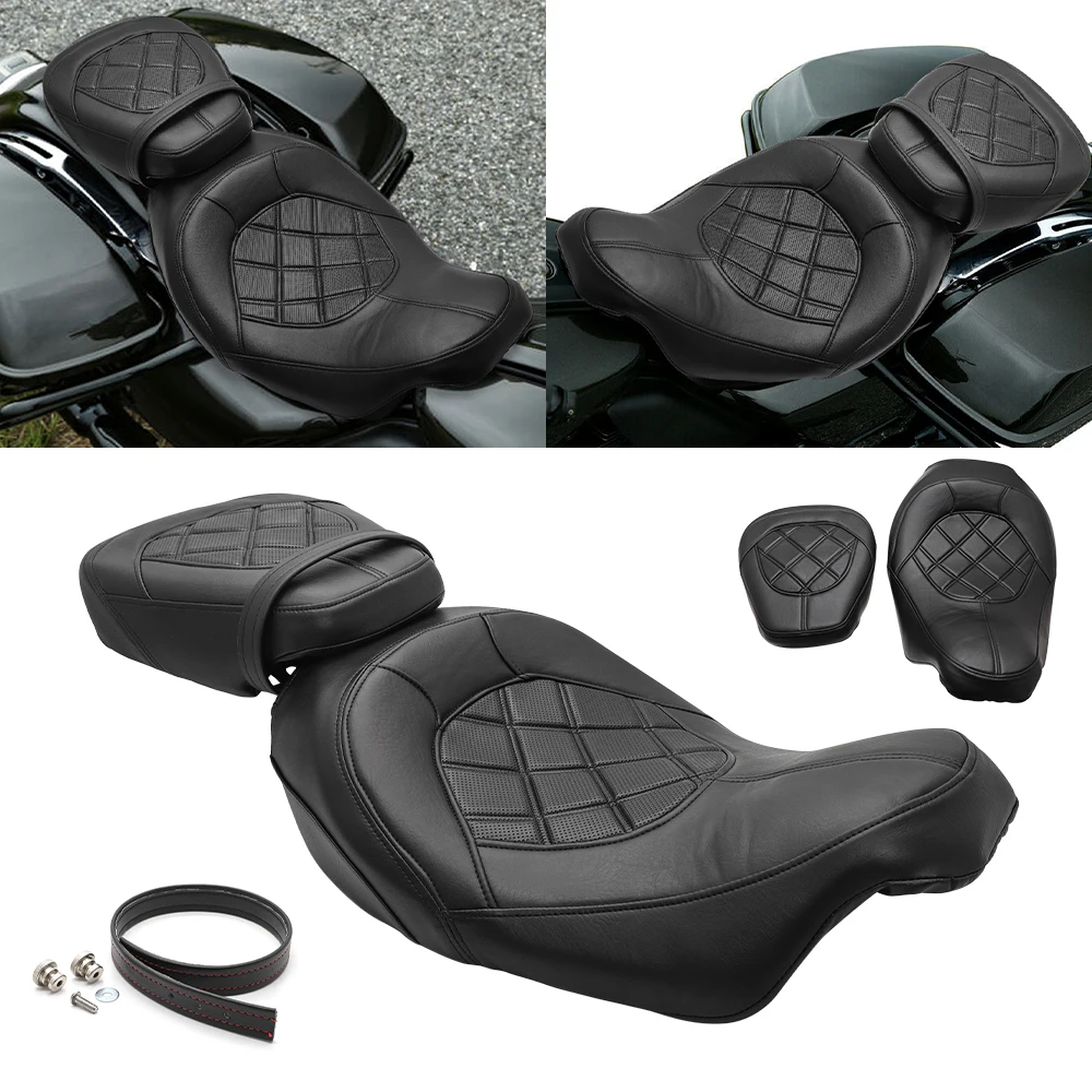 Motorcycle Low-Profile Driver Passenger Seat For Harley Touring Street Glide CVO Road King Special FLTRX FLTRXS 2009-2021
Motorcycle Low-Profile Driver Passenger Seat For Harley Touring Street Glide CVO Road King Special FLTRX FLTRXS 2009-2021