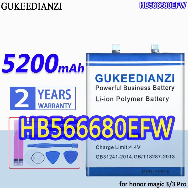 Bateria HB566680EFW 5200mAh High Capacity Battery For honor magic 3 pro 3pro magic3 magic3 pro High Quality Battery
Bateria HB566680EFW 5200mAh High Capacity Battery For honor magic 3 pro 3pro magic3 magic3 pro High Quality Battery
