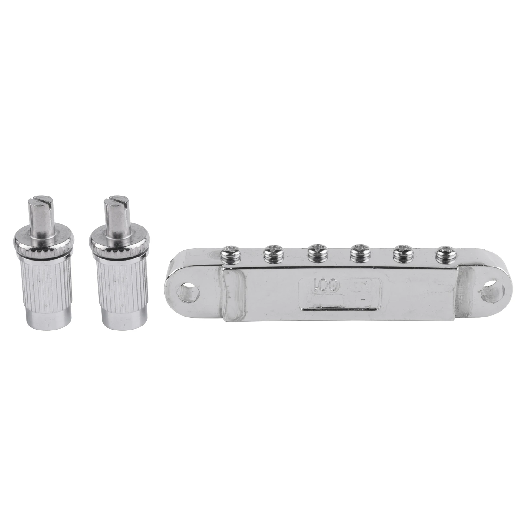 Мост для электрогитары Silver Tune-O-Matic, изготовленный в Корее 
Мост для электрогитары Silver Tune-O-Matic, изготовленный в Корее