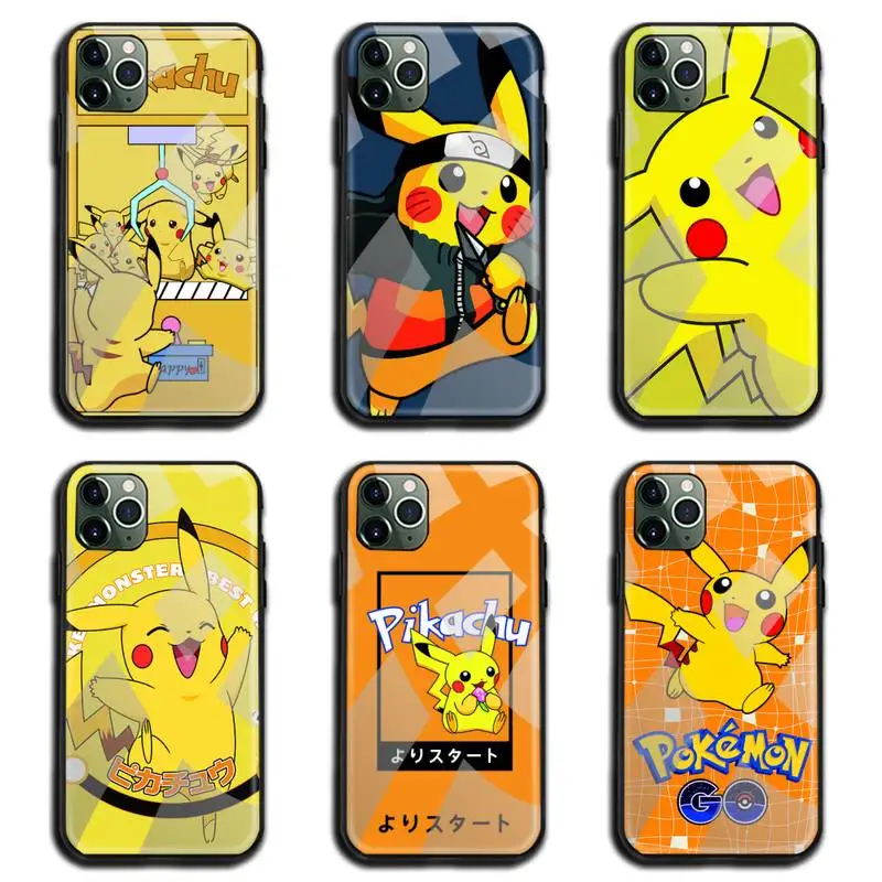 Bandai Pokemon Pikachu Phone Case Tempered Glass For iPhone 13 12 11 Pro Mini XR XS MAX 8 X 7 6S 6 Plus SE 2020 Cover
Bandai Pokemon Pikachu Phone Case Tempered Glass For iPhone 13 12 11 Pro Mini XR XS MAX 8 X 7 6S 6 Plus SE 2020 Cover