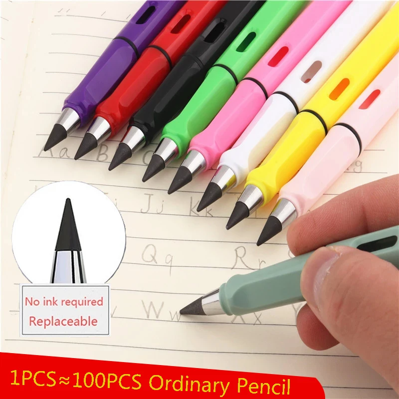 New Technology Unlimited Writing Eternal Pencil School Student Stationery Supplies Pencils Art Sketch Painting Tool Kid Pen Gift
New Technology Unlimited Writing Eternal Pencil School Student Stationery Supplies Pencils Art Sketch Painting Tool Kid Pen Gift