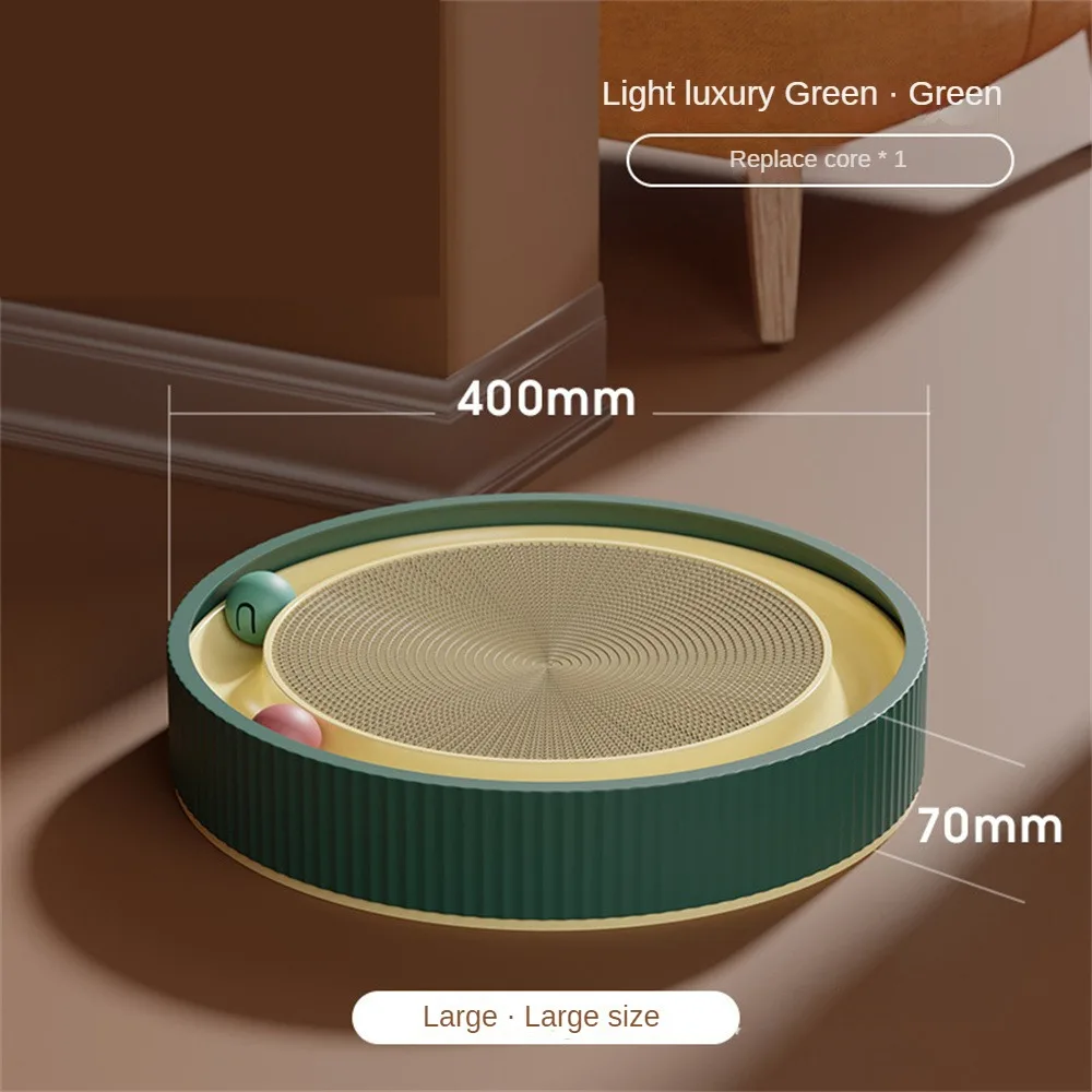 Round Wear-resistant Grinding Cat Toys For Pet Cats Relaxing Playing Pad Anti-skid And Leak-proof Cat Turntable Oversized Bowl
Round Wear-resistant Grinding Cat Toys For Pet Cats Relaxing Playing Pad Anti-skid And Leak-proof Cat Turntable Oversized Bowl