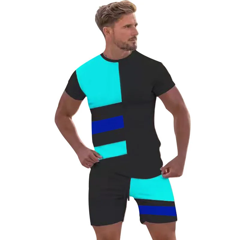 New Fitness Summer Sports Home Men's Shorts Sleeves T-Shirt + Pants 2 Pants Suit Clothes Clothes Men's Casual Sportswear
New Fitness Summer Sports Home Men's Shorts Sleeves T-Shirt + Pants 2 Pants Suit Clothes Clothes Men's Casual Sportswear