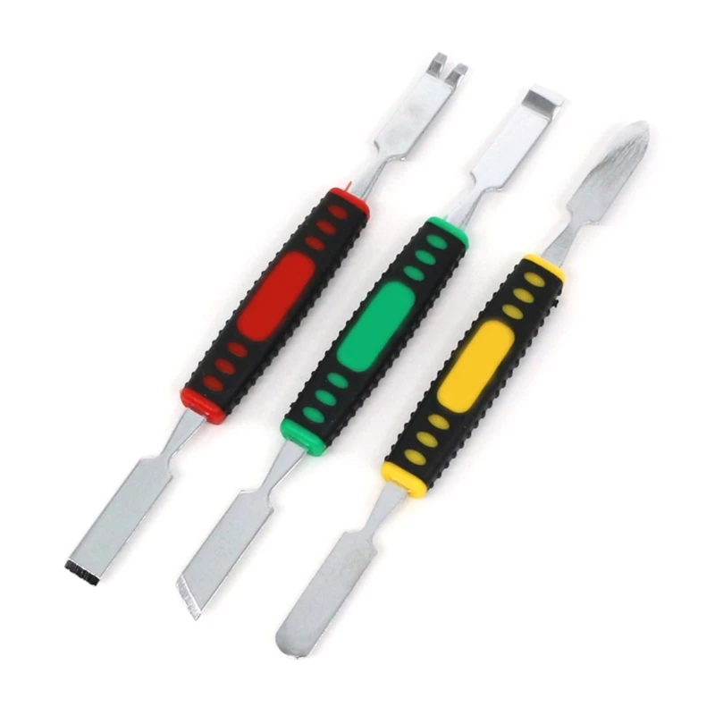 3PCS Metal Kit Anti-Slip Handle Disassemble Pry Bar Stick Tools Light weight 3-Piece Pry Opening Repair Tools R7UA
3PCS Metal Kit Anti-Slip Handle Disassemble Pry Bar Stick Tools Light weight 3-Piece Pry Opening Repair Tools R7UA