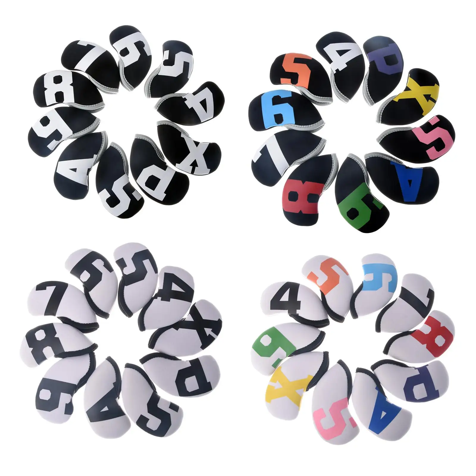 10x Neoprene Golf Iron Headcovers Protective Case Embroidery Number Anti Scratch Head Cover for Men Women Sports Accessories
10x Neoprene Golf Iron Headcovers Protective Case Embroidery Number Anti Scratch Head Cover for Men Women Sports Accessories