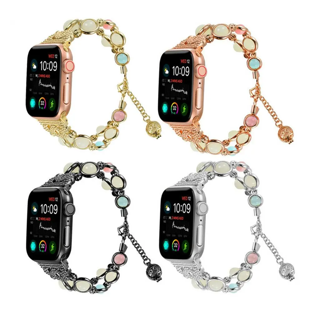 Ladies Fashion Banquet Luminous Pearl Strap For iWatch 5 4 3 2 1 Business Casual Watch Bands For Apple Watch 38/40/42/44mm
Ladies Fashion Banquet Luminous Pearl Strap For iWatch 5 4 3 2 1 Business Casual Watch Bands For Apple Watch 38/40/42/44mm