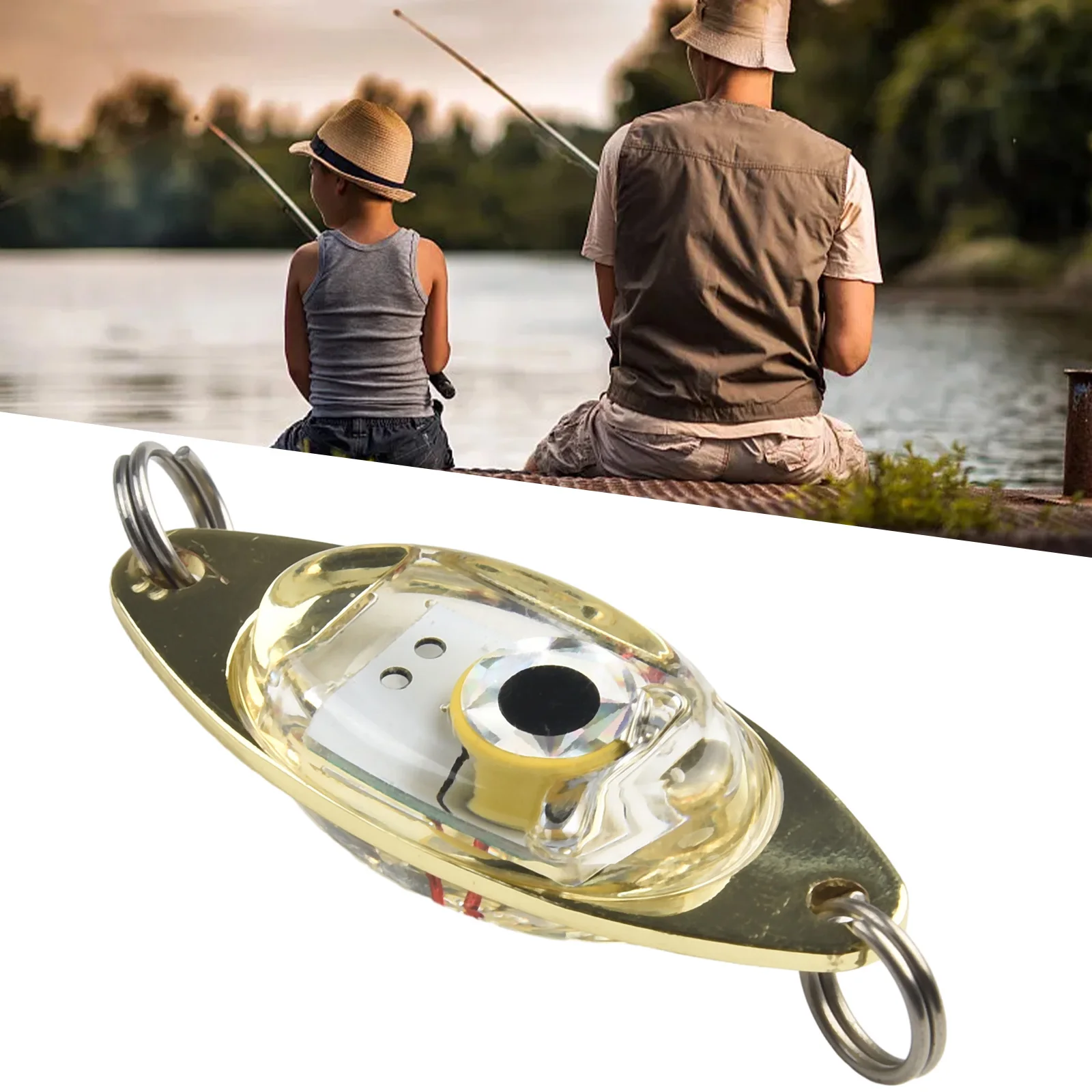 1Pcs Fishing Lures Light LED Fish Lamp Fishing Lure Light LED Deep Drop Attracting Fish Eye Shape Fishing Squid Luminous Lure
1Pcs Fishing Lures Light LED Fish Lamp Fishing Lure Light LED Deep Drop Attracting Fish Eye Shape Fishing Squid Luminous Lure
