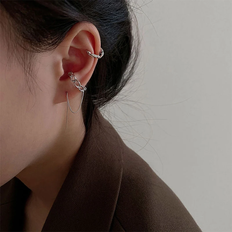 2022 New Fashion Ear Bone Clip Ear Clips For Women Simple Line Tassel Design Light Luxury Jewelry Metal Earrings
2022 New Fashion Ear Bone Clip Ear Clips For Women Simple Line Tassel Design Light Luxury Jewelry Metal Earrings