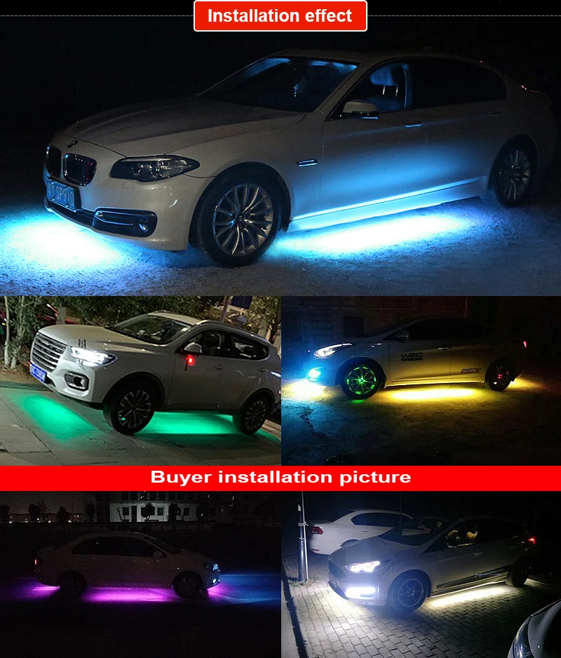 Car Charssis Flexible LED Strip Light Car Rgb Flexible Underglow Strip Light Neon Led Lights For Car Ambient Atmosphere Lamp
Car Charssis Flexible LED Strip Light Car Rgb Flexible Underglow Strip Light Neon Led Lights For Car Ambient Atmosphere Lamp
