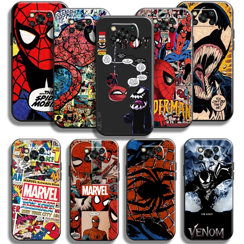 Comics Spiderman Venom For Xiaomi Poco X3 Pro NFC Poco X3 GT Phone Case Silicone Cover Black Liquid Silicon Back Funda
Comics Spiderman Venom For Xiaomi Poco X3 Pro NFC Poco X3 GT Phone Case Silicone Cover Black Liquid Silicon Back Funda