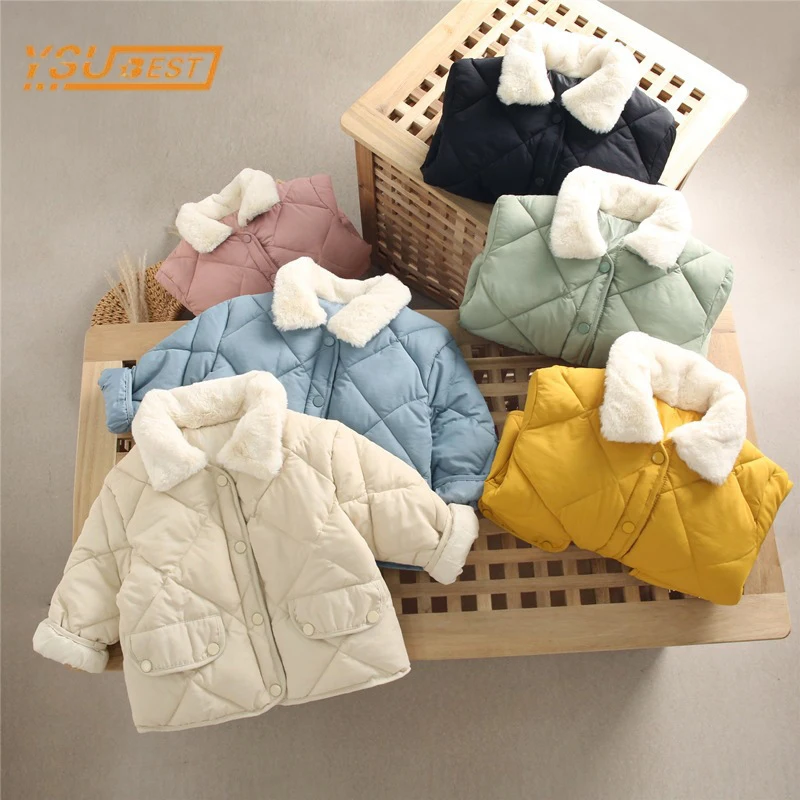 Winter 2-6Yrs Kids Baby Boys Girls Long Sleeve Diamond Check Coat Loose Baby Boy Girl Keep Warm Jacket Children Thicken Coat
Winter 2-6Yrs Kids Baby Boys Girls Long Sleeve Diamond Check Coat Loose Baby Boy Girl Keep Warm Jacket Children Thicken Coat