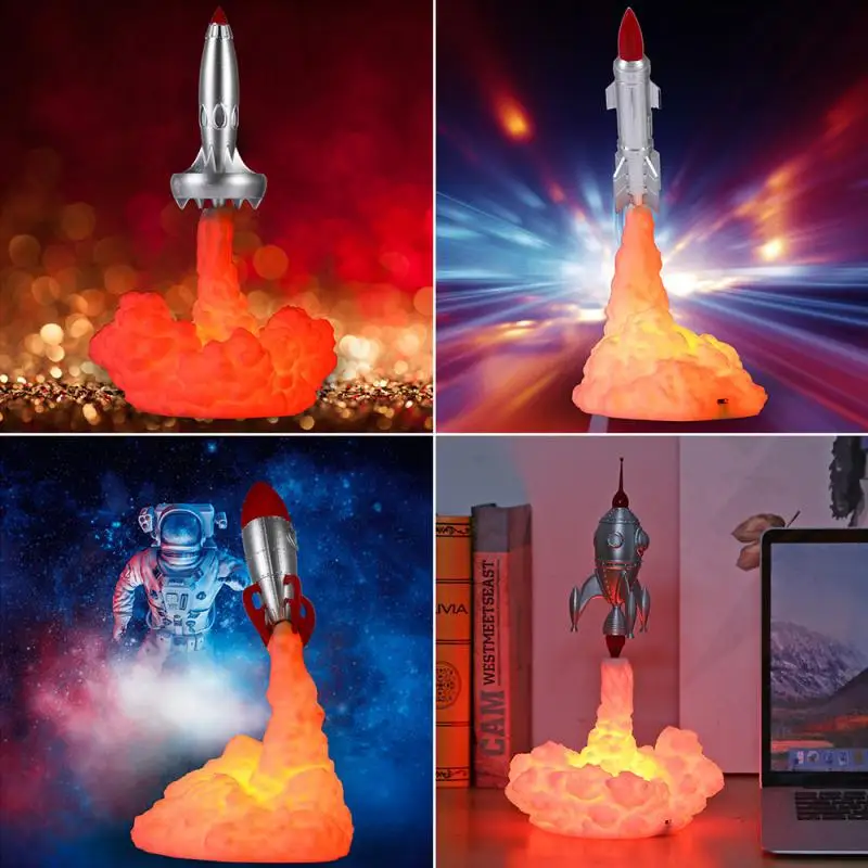 3D Printing Rocket Light Moon Space Shuttle Lamp Rocket Night Light For Space Lover USB Rechargeable Moon Night Lamp Dropship
3D Printing Rocket Light Moon Space Shuttle Lamp Rocket Night Light For Space Lover USB Rechargeable Moon Night Lamp Dropship