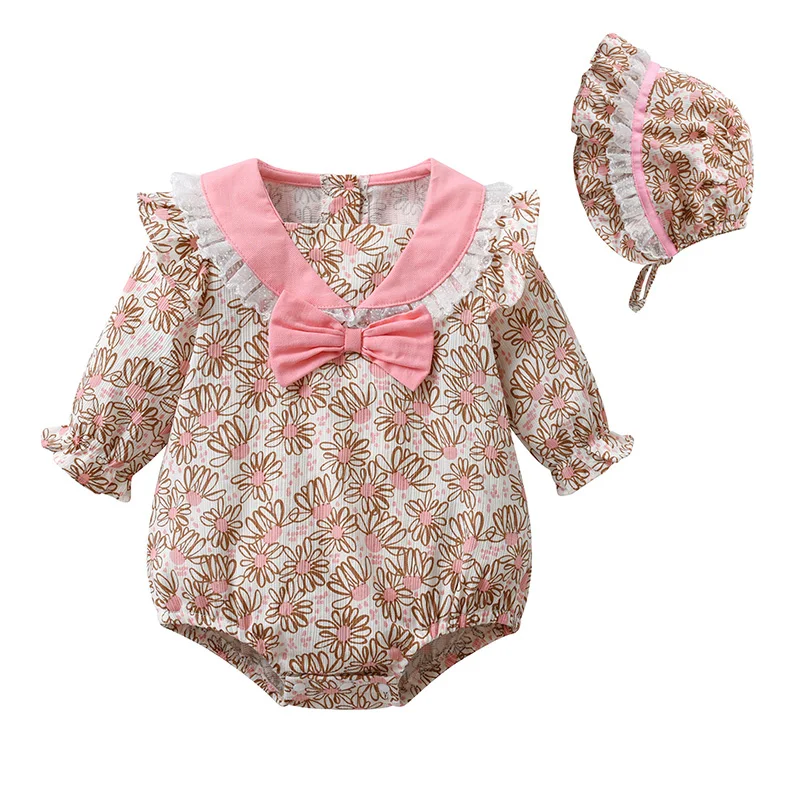 Spring and Autumn Children's Clothing Baby Clothes Baby Girl One-Piece Kids Triangle Romper with Hat Outing Infant Jumpsuit
Spring and Autumn Children's Clothing Baby Clothes Baby Girl One-Piece Kids Triangle Romper with Hat Outing Infant Jumpsuit