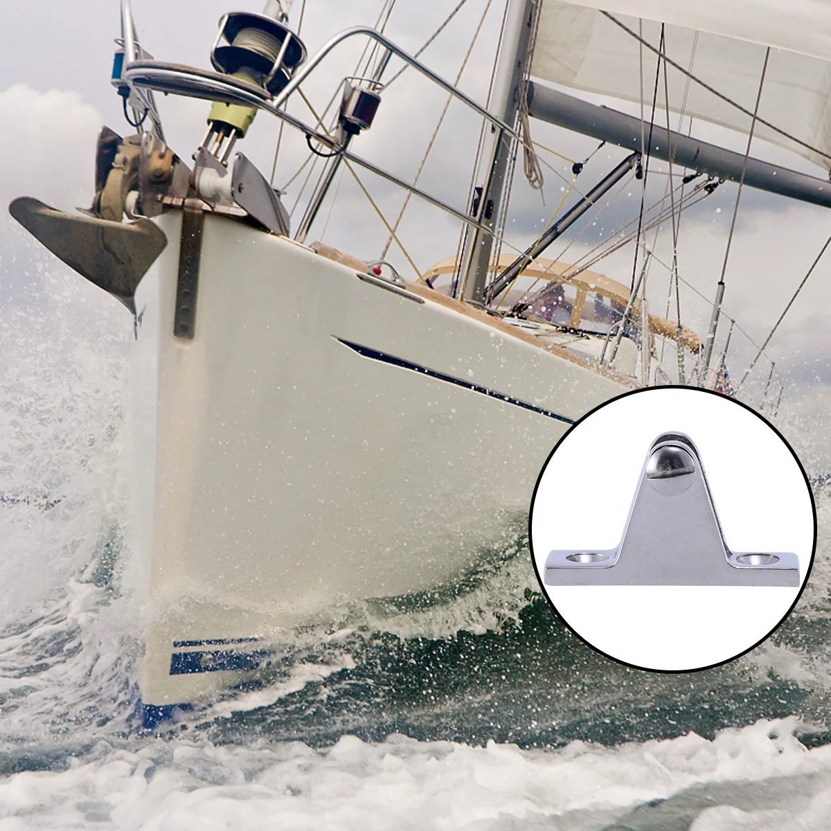 4 Pcs Lapsangata Yacht Hardware Accessories Canopy Fittings Flat Stainless Steel
4 Pcs Lapsangata Yacht Hardware Accessories Canopy Fittings Flat Stainless Steel