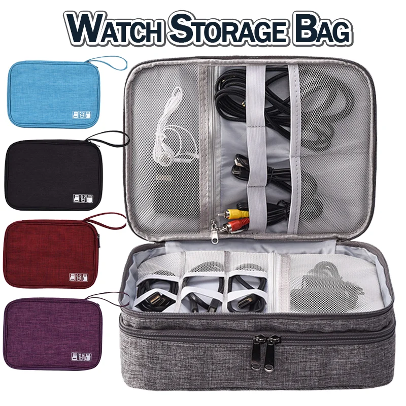 Watch Organizer Case Multifunction Portable Travel for Apple Watch Strap Band Storage Bag Watchband Holder Case Pouch Gray Black
Watch Organizer Case Multifunction Portable Travel for Apple Watch Strap Band Storage Bag Watchband Holder Case Pouch Gray Black
