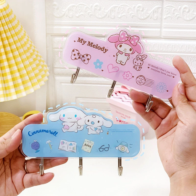 Anime Hello Kittys 3 Head Hooks Sanrio Kuromi My Melody Student Dormitory No Hole Punch Hanging Hook Kitchen Toy Girls Gifts
Anime Hello Kittys 3 Head Hooks Sanrio Kuromi My Melody Student Dormitory No Hole Punch Hanging Hook Kitchen Toy Girls Gifts