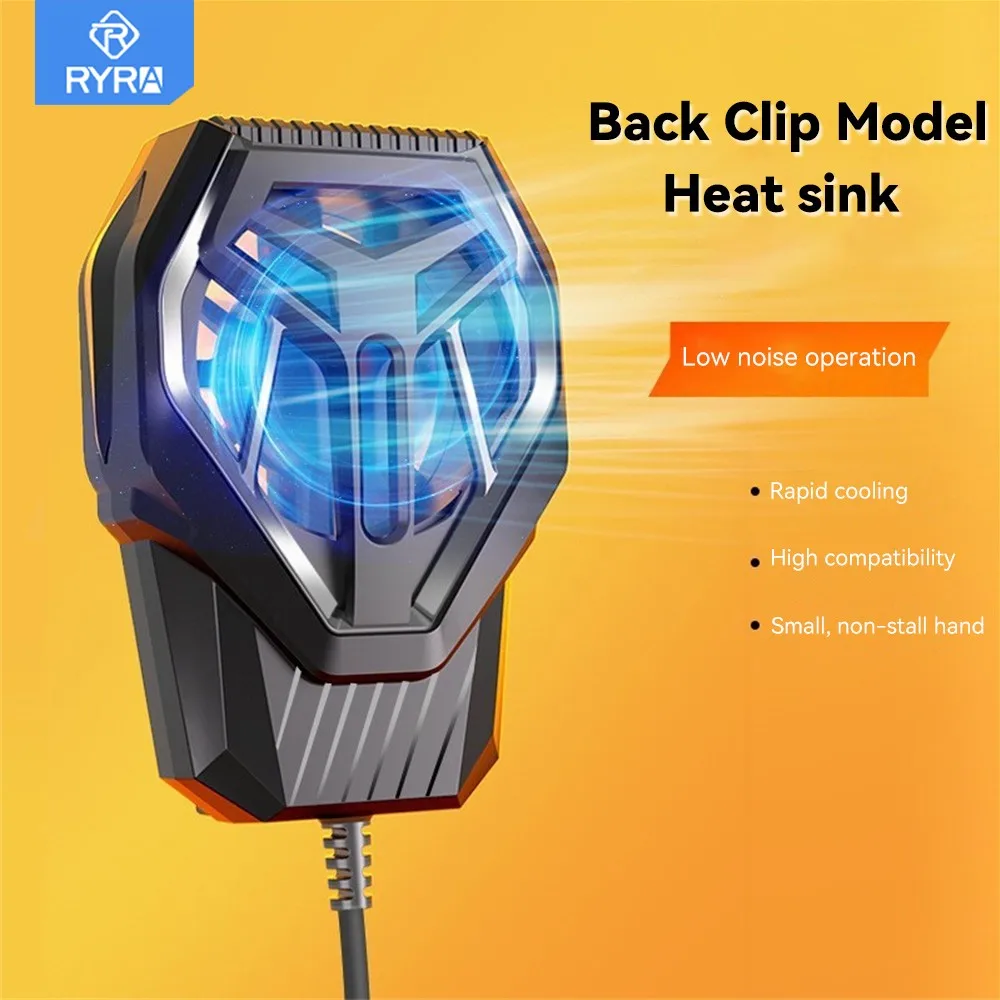 RYRA Mobile Phone Cooler Silent Cooling Fan Phone Radiator For Xiaomi IPhone Cooler Heat Sink Game Cooling For Gaming Radiator
RYRA Mobile Phone Cooler Silent Cooling Fan Phone Radiator For Xiaomi IPhone Cooler Heat Sink Game Cooling For Gaming Radiator