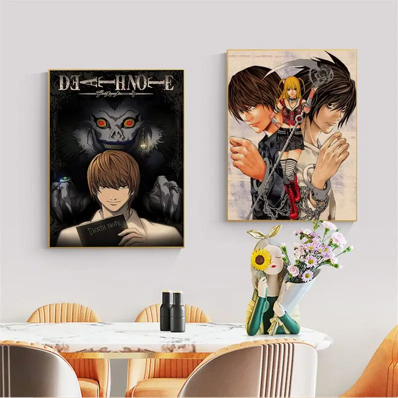 Death Note Classic Movie Posters Kraft Paper Vintage Poster Wall Art Painting Study Posters Wall Stickers
Death Note Classic Movie Posters Kraft Paper Vintage Poster Wall Art Painting Study Posters Wall Stickers