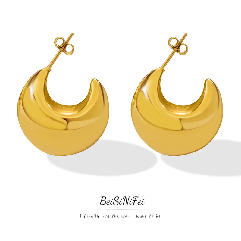 Stainless steel earrings for women ins new jewelry high-end retro style hollow C-shaped earrings personality trend earrings
Stainless steel earrings for women ins new jewelry high-end retro style hollow C-shaped earrings personality trend earrings