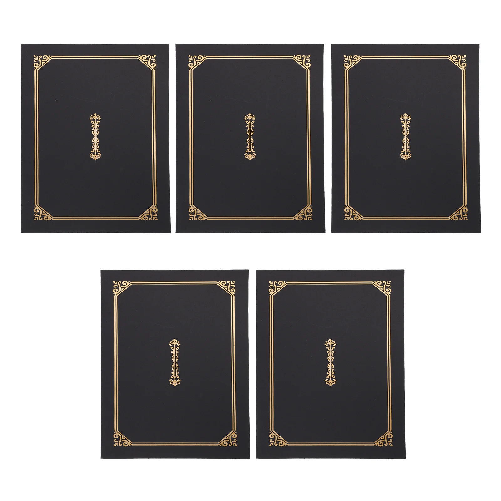 5 Pcs Certificate Frame Graduation Certificate Holder Gold Stamping Diploma Covers
5 Pcs Certificate Frame Graduation Certificate Holder Gold Stamping Diploma Covers