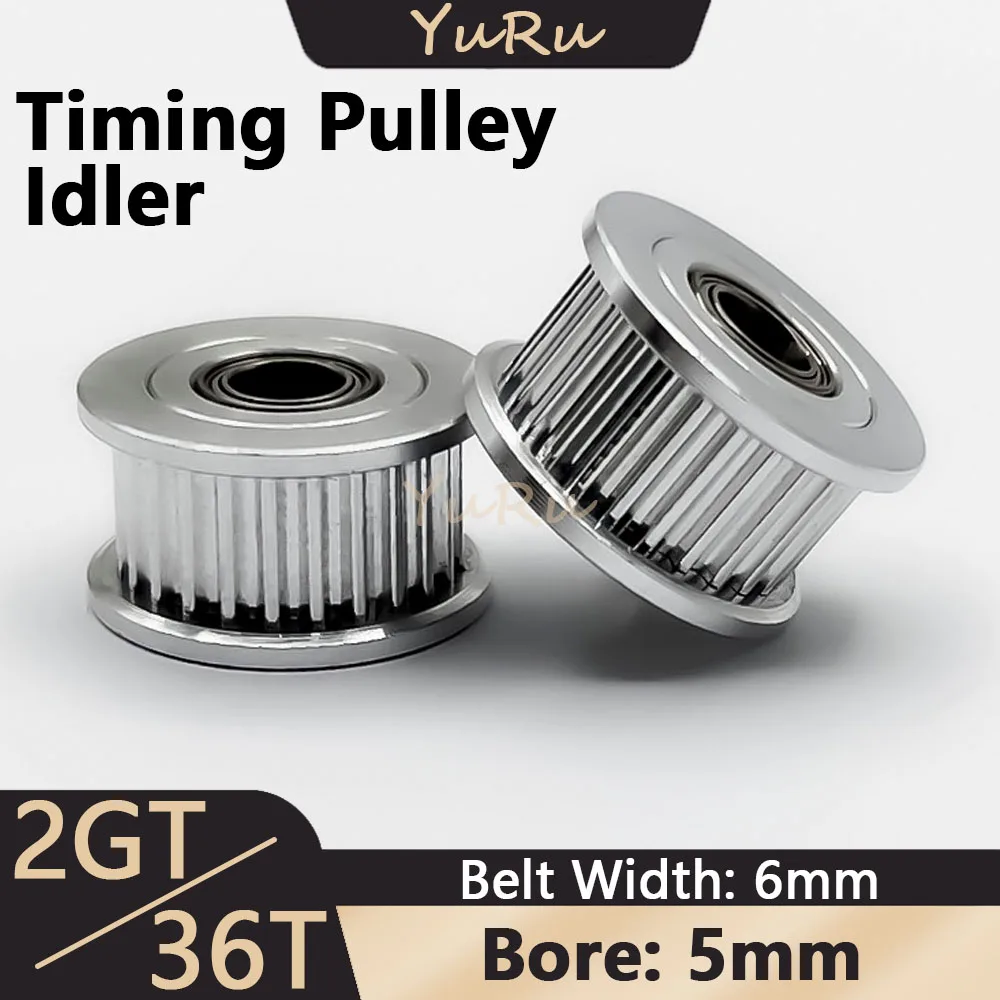 GT2 2M 36Teeth 2GT 36T Timing Pulley Bore 5mm Belt Width 6mm Tensioning Wheel H Type Idler Synchronous 3D Printer Parts
GT2 2M 36Teeth 2GT 36T Timing Pulley Bore 5mm Belt Width 6mm Tensioning Wheel H Type Idler Synchronous 3D Printer Parts