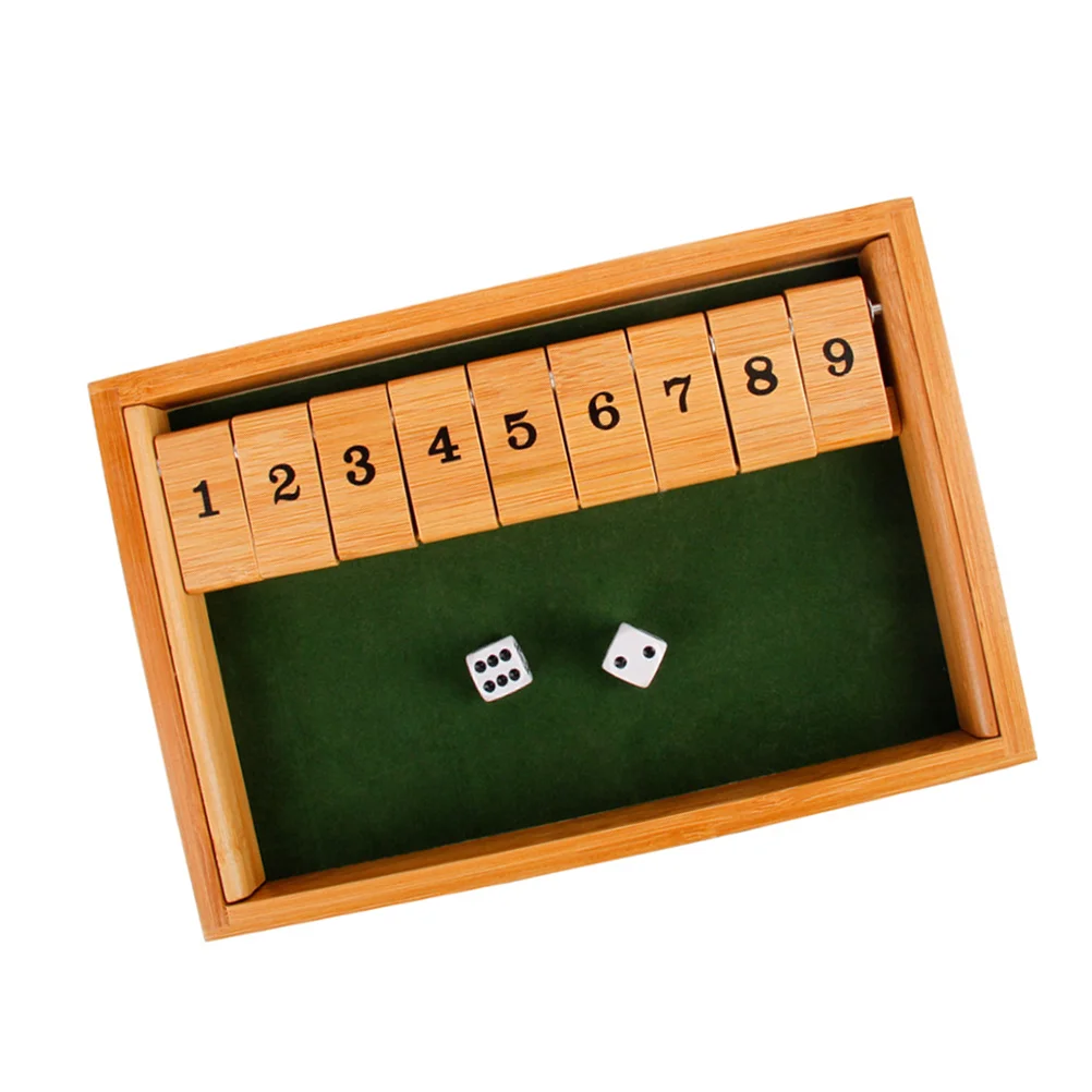 Game Board Wooden Dice Box The Shut Party Table Games Pub Family Flipping Number Portable Travel Mathtoy Learning Way
Game Board Wooden Dice Box The Shut Party Table Games Pub Family Flipping Number Portable Travel Mathtoy Learning Way
