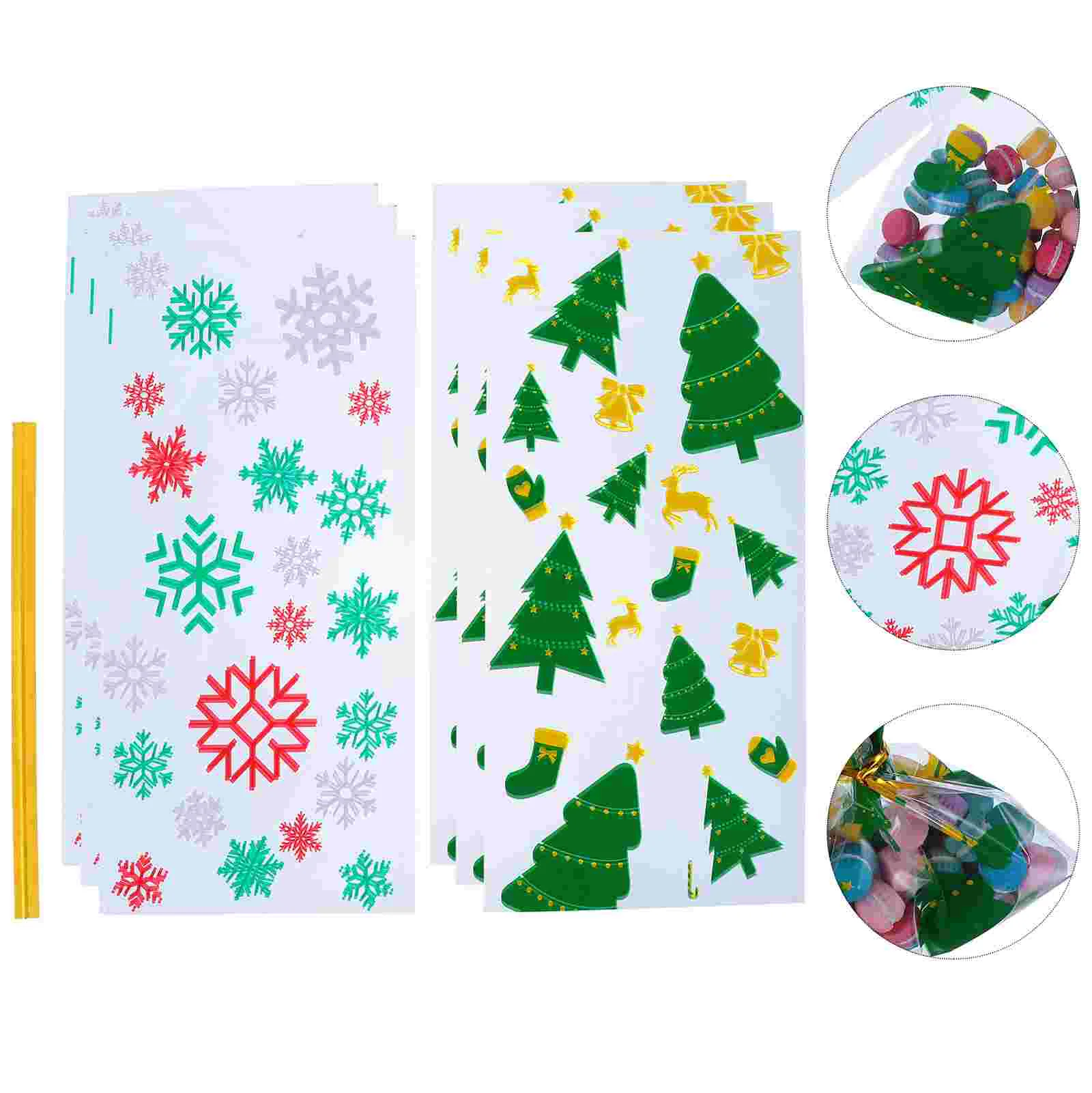 Christmas Bags Cellophane Partycandy Treat Snack Cookie Gift Giving Goodies Favor Wrap Candiespouch Storage Holiday Wrapping
Christmas Bags Cellophane Partycandy Treat Snack Cookie Gift Giving Goodies Favor Wrap Candiespouch Storage Holiday Wrapping