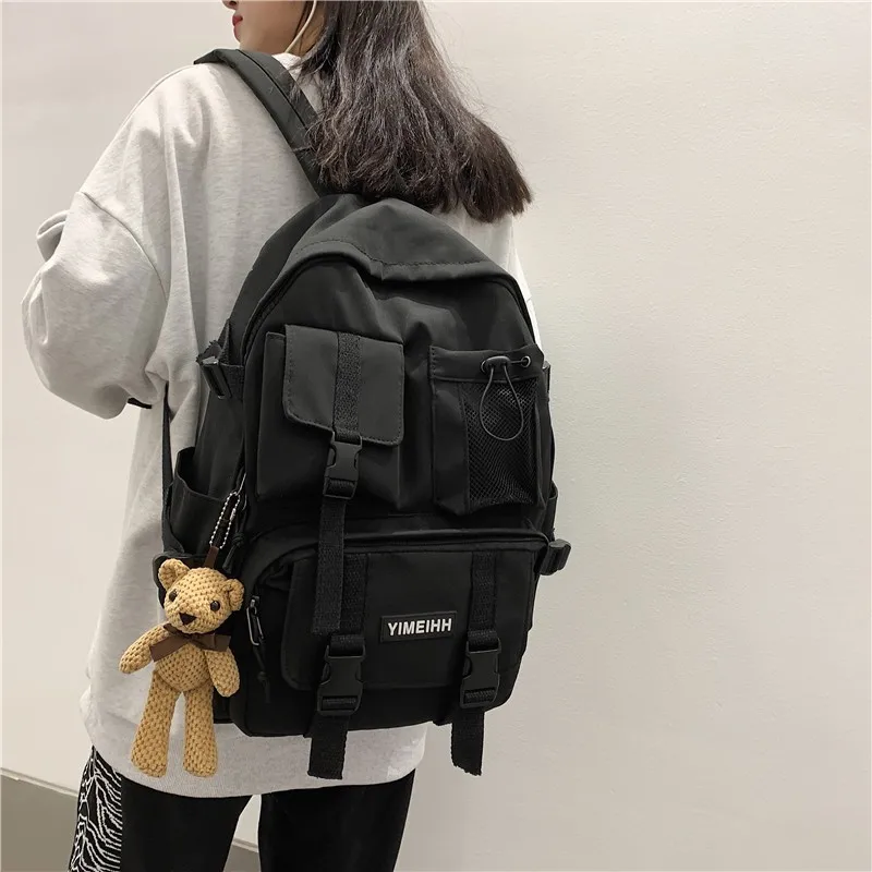 Fashion Women's Backpack Summer Nylon Solid Color Schoolbags Of Girls Waterproof Large-capacity Backpack
Fashion Women's Backpack Summer Nylon Solid Color Schoolbags Of Girls Waterproof Large-capacity Backpack
