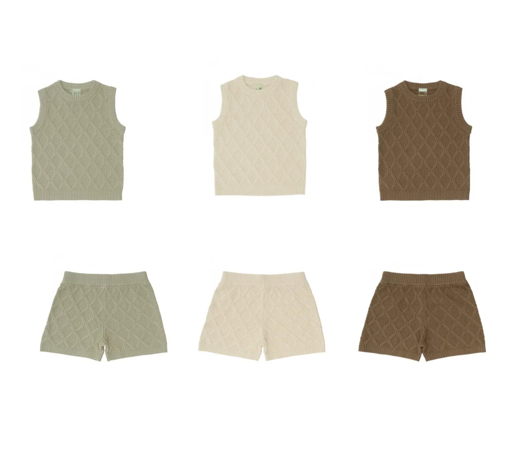 Baby Clothing 2022 Spring And Summer New Solid Color Children's Knitted Vest Knitted Shorts Two-Piece Suit Children's Clothing
Baby Clothing 2022 Spring And Summer New Solid Color Children's Knitted Vest Knitted Shorts Two-Piece Suit Children's Clothing