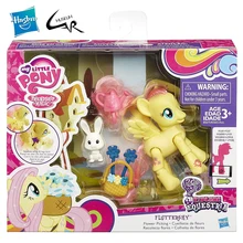 Hasbro My Little Pony Fluttershy Rainbow Dash Applejack Model Active Joint Action Figure Collectible Kids Toy Birthday Gift