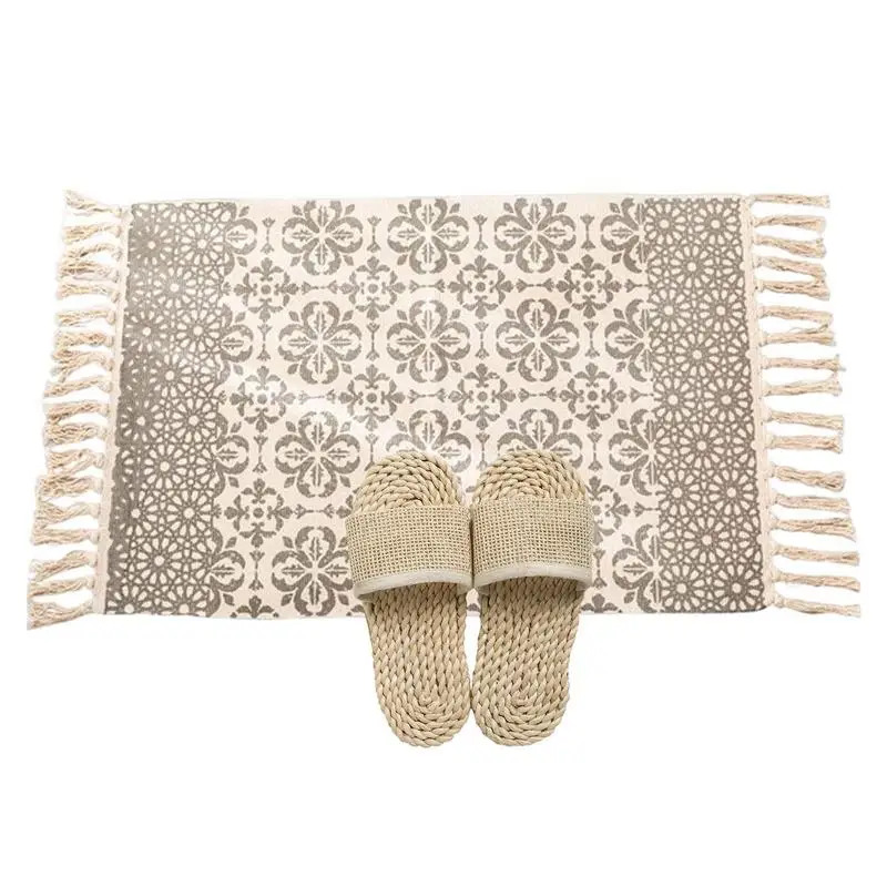 Modern Bohemian Style Small Area Rug Cotton Washable Reversible Decorative Rug High Quality Home Textile 
Modern Bohemian Style Small Area Rug Cotton Washable Reversible Decorative Rug High Quality Home Textile