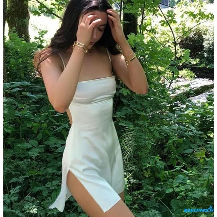 BAY-Women Bodycon Mini Dress, Sexy Spaghetti Strap Criss Cross Backless Solid Color Cami Dress
BAY-Women Bodycon Mini Dress, Sexy Spaghetti Strap Criss Cross Backless Solid Color Cami Dress