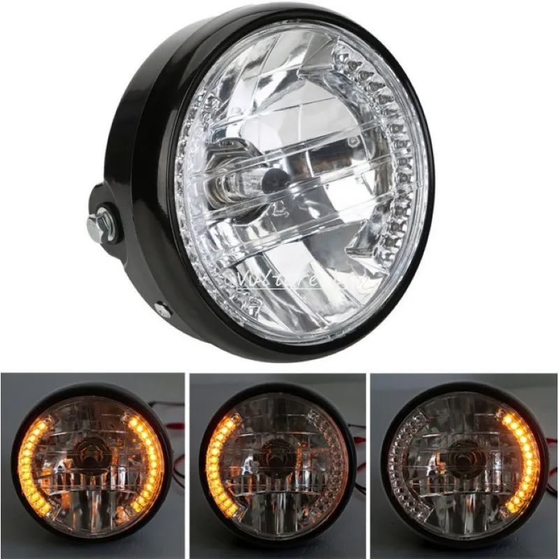 Universal 7"12v Motorcycle Amber Round Headlight Turn Signal light Head Lamp For Harley Bobber Honda Yamaha Kawasaki Cafe Racer
Universal 7"12v Motorcycle Amber Round Headlight Turn Signal light Head Lamp For Harley Bobber Honda Yamaha Kawasaki Cafe Racer