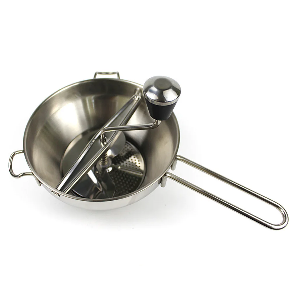 Grater Professional Mill Jam Shredding Sieve Fruit Mud 3 Perforated Discs Baby Cooking Vegetable Stainless Steel Food Blender
Grater Professional Mill Jam Shredding Sieve Fruit Mud 3 Perforated Discs Baby Cooking Vegetable Stainless Steel Food Blender