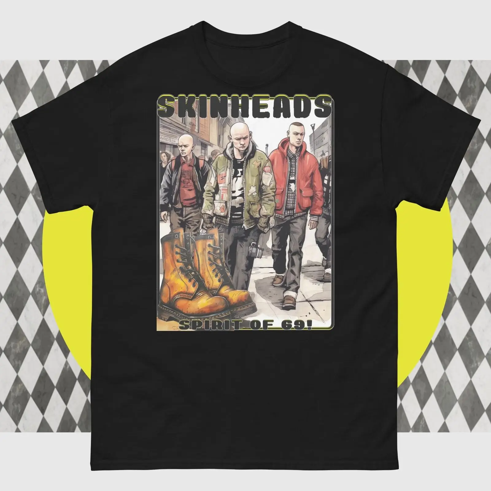 Skinheads Ska Rocksteady ранняя регги OI Spirit из 69 троянских длинных или коротких рукавов