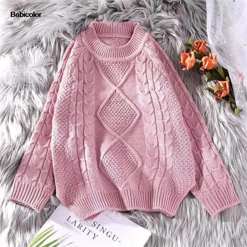 Свитер для маленьких девочек; Сезон осень; Новинка 2022 года; Пуловер с круглым вырезом; Свободное трикотажное пальто в Корейском стиле для де...
Свитер для маленьких девочек; Сезон осень; Новинка 2022 года; Пуловер с круглым вырезом; Свободное трикотажное пальто в Корейском стиле для де...