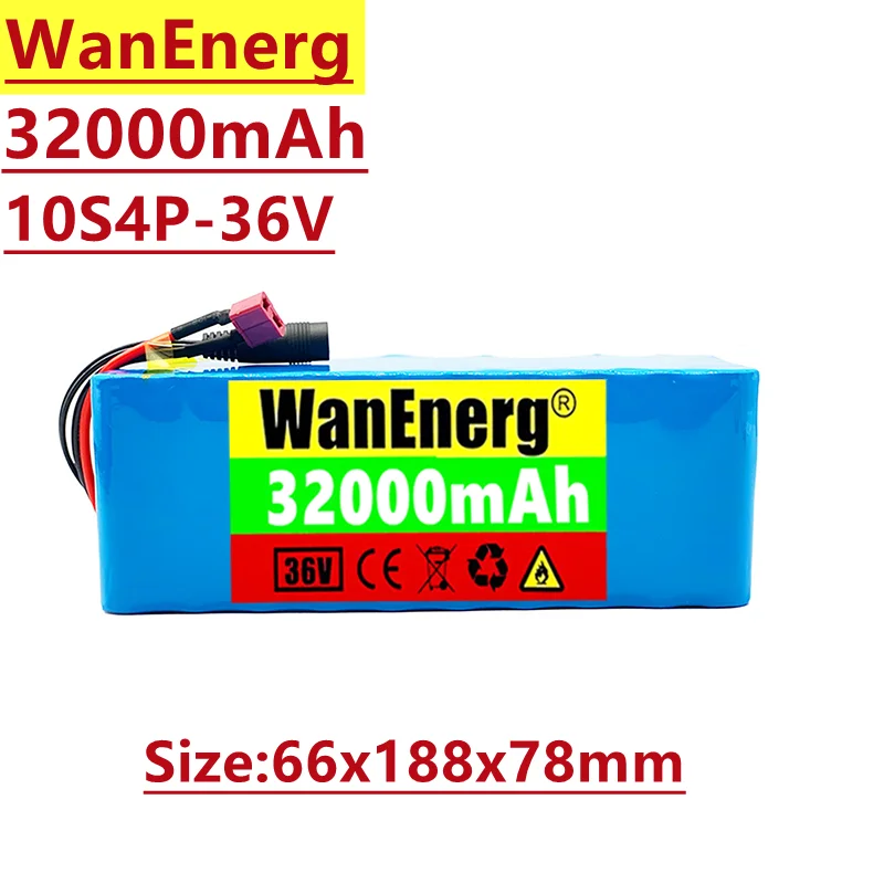 10s4p 36V lithium ion battery pack, 36V / 42V 32000mah 1000W electric bicycle battery, with integrated BMS charging protection
10s4p 36V lithium ion battery pack, 36V / 42V 32000mah 1000W electric bicycle battery, with integrated BMS charging protection