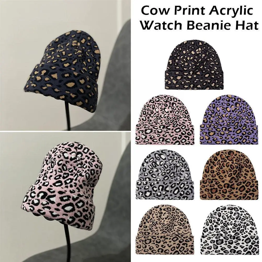 Winter Hats Knitted Milk Cow Print Jacquard Woolen Hat Bonnet Fashion Casual Warm Skullies Thicken Beanies Unisex Knitted H Z2S6
Winter Hats Knitted Milk Cow Print Jacquard Woolen Hat Bonnet Fashion Casual Warm Skullies Thicken Beanies Unisex Knitted H Z2S6