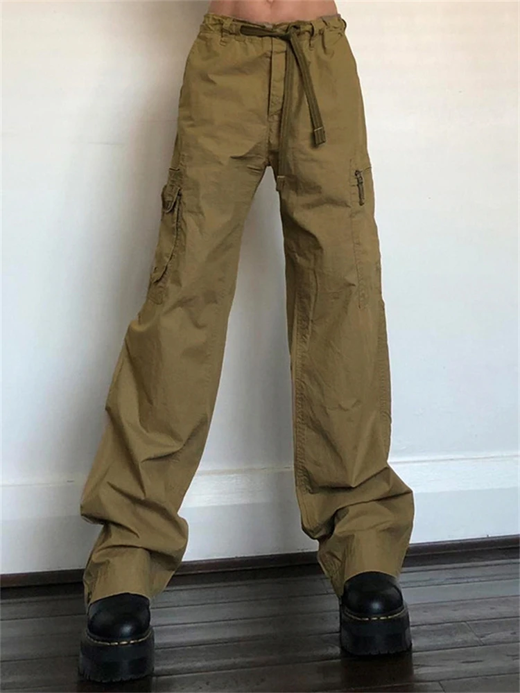 Y2k Retro Fashion Trend Cargo Pants Women Solid Brown Low Waist Baggy Summer Jeans Female Loose Vintage Wide Leg Denim Trousers
Y2k Retro Fashion Trend Cargo Pants Women Solid Brown Low Waist Baggy Summer Jeans Female Loose Vintage Wide Leg Denim Trousers