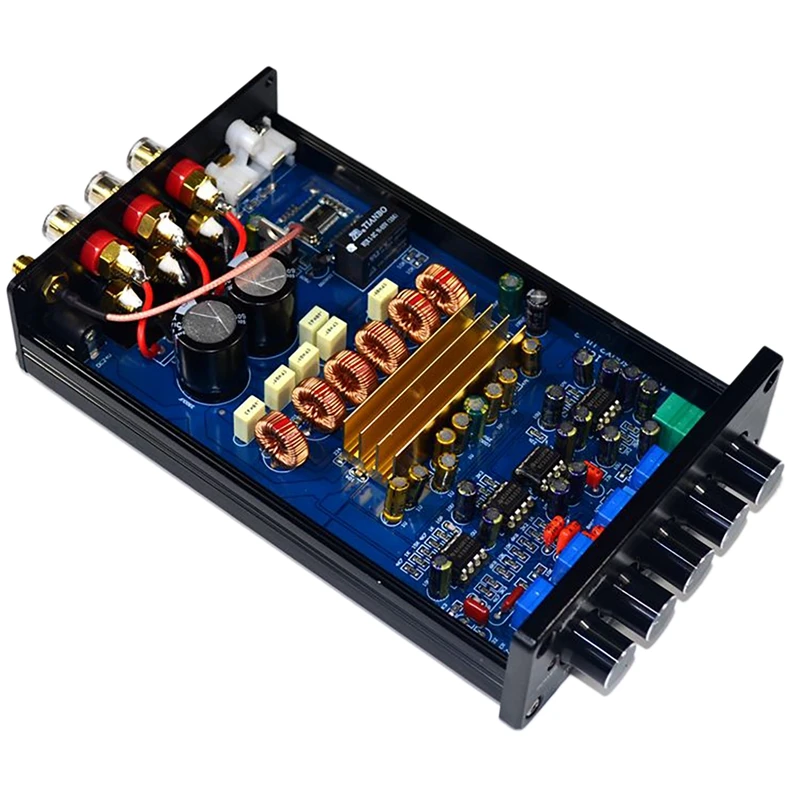 YJ-2.1 усилитель мощности 2X50W + 1X100W TPA3116 BT 4,2, цифровой усилитель мощности HIFI Fever, домашнее настольное аудио
YJ-2.1 усилитель мощности 2X50W + 1X100W TPA3116 BT 4,2, цифровой усилитель мощности HIFI Fever, домашнее настольное аудио