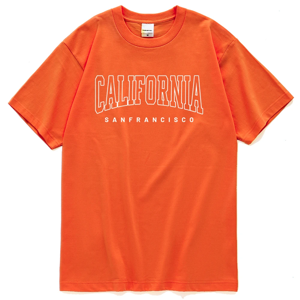 California San Francisco Print Man Tshirts Couple O Neck T-Shirt Summer Breathable Short Sleeve Streetwear Sport Mens T Shirts
California San Francisco Print Man Tshirts Couple O Neck T-Shirt Summer Breathable Short Sleeve Streetwear Sport Mens T Shirts
