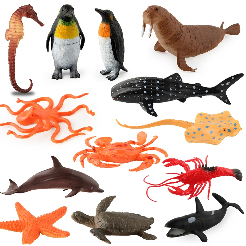 Small Soft Children Plastic Marine Realistic Mini PVC Sea Animals World Figurines 4D Models Set Toys Educational For Kids
Small Soft Children Plastic Marine Realistic Mini PVC Sea Animals World Figurines 4D Models Set Toys Educational For Kids