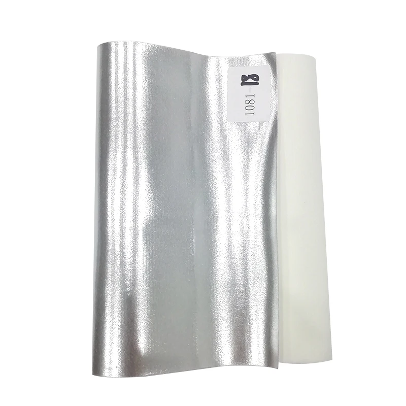XHT Metallic Laser Holographic Rainbow Effect Solid PU Synthetic Leather Fabric Sheet for Making Hair Bow/Shoe/Bag/Craft
XHT Metallic Laser Holographic Rainbow Effect Solid PU Synthetic Leather Fabric Sheet for Making Hair Bow/Shoe/Bag/Craft