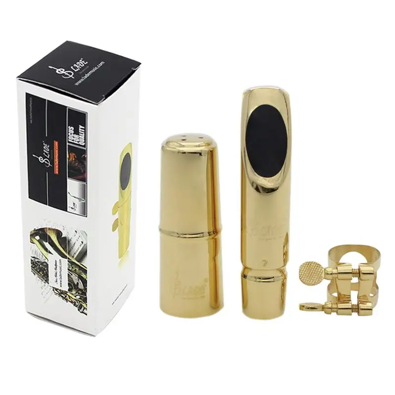 Saxophone Mouthpiece Suitable Chic Decorative Practical Saxophone Metal Mouthpiece Saxophone Accessories Gold Plated
Saxophone Mouthpiece Suitable Chic Decorative Practical Saxophone Metal Mouthpiece Saxophone Accessories Gold Plated