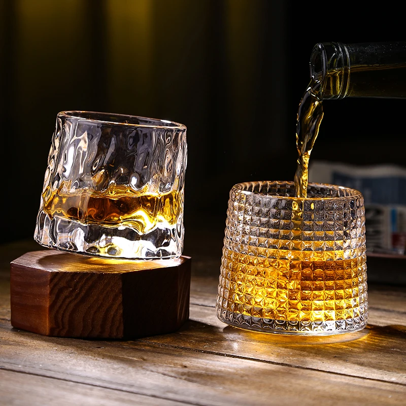Whisky Tumbler Cup Spinning Beer Glass Durable Martini Glass Tequila Shots Glass Whisky Glass Old Fashion RUM Glass
Whisky Tumbler Cup Spinning Beer Glass Durable Martini Glass Tequila Shots Glass Whisky Glass Old Fashion RUM Glass