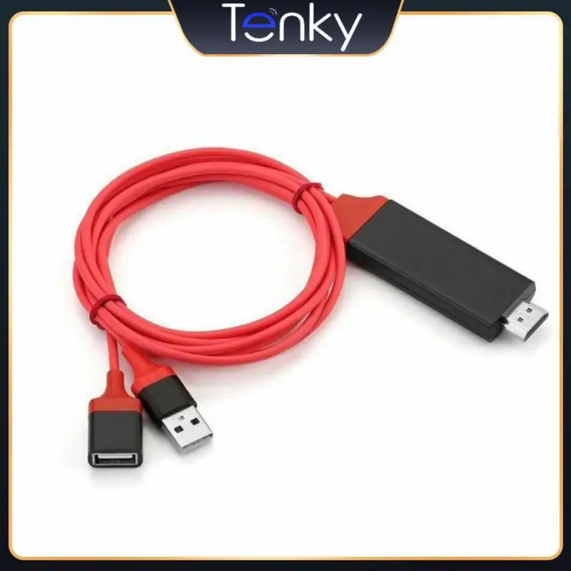 

Универсальный зеркальный кабель Hree-in-one 1080p Usb-HDMI-совместимый Av Hd Tv цифровая видеоадаптер умный конвертер Кабель преобразователь